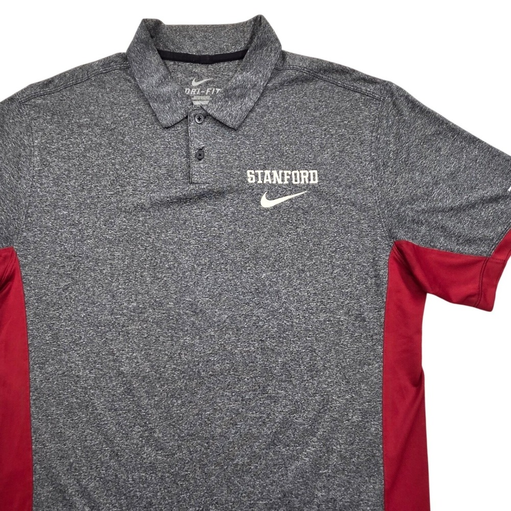 Nike Stanford Cardinal‎ Elite Coaches Sideline Performance Polo Mens Large